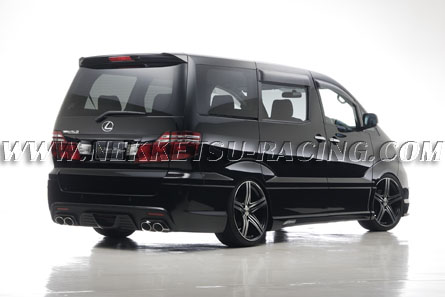 ชุดแต่งรถ สเกิร์ตรอบคันอัลพาร์ด ALPHARD 04-08 AH10 ทรง WALD
